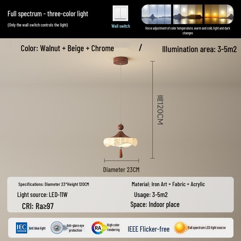 Ästhetische Stoffleuchte im Stil der Song-Dynastie für Eingang, Flur oder Balkon
