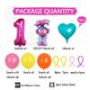 55pcs Troll Foil Helium Balloons Kit Birthday Magic Hair Theme Party Decorat Baby Shower Kids Toys Supplies Air Globlos Balloon