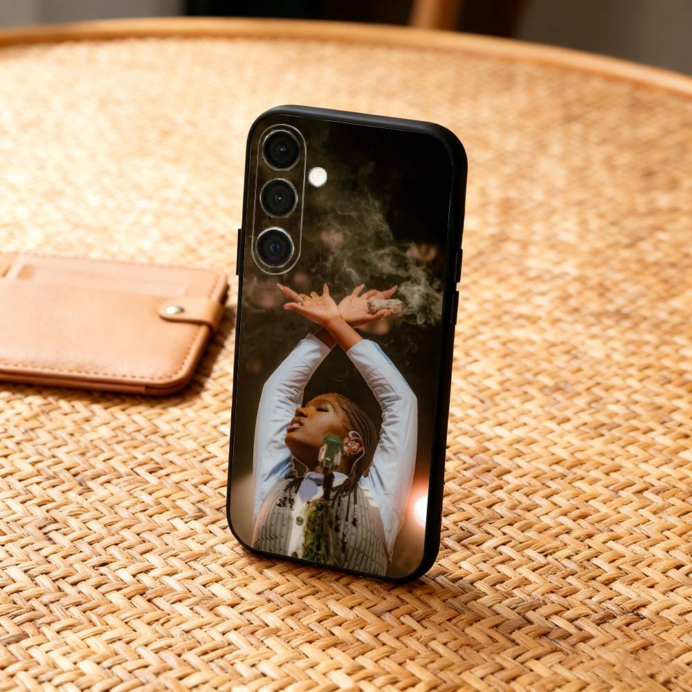 Rapper D-Doechii Phone Case For Samsung A73,72,71,53,52,51,22,91,80, Soft Black Cover