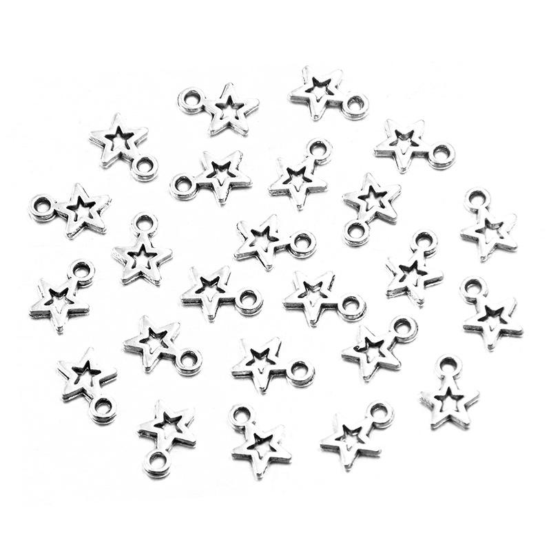 

Пентаграмма Стиль 22 Подвеска Античное Серебро: Украшение-шарм ручной работы из натуральных материалов