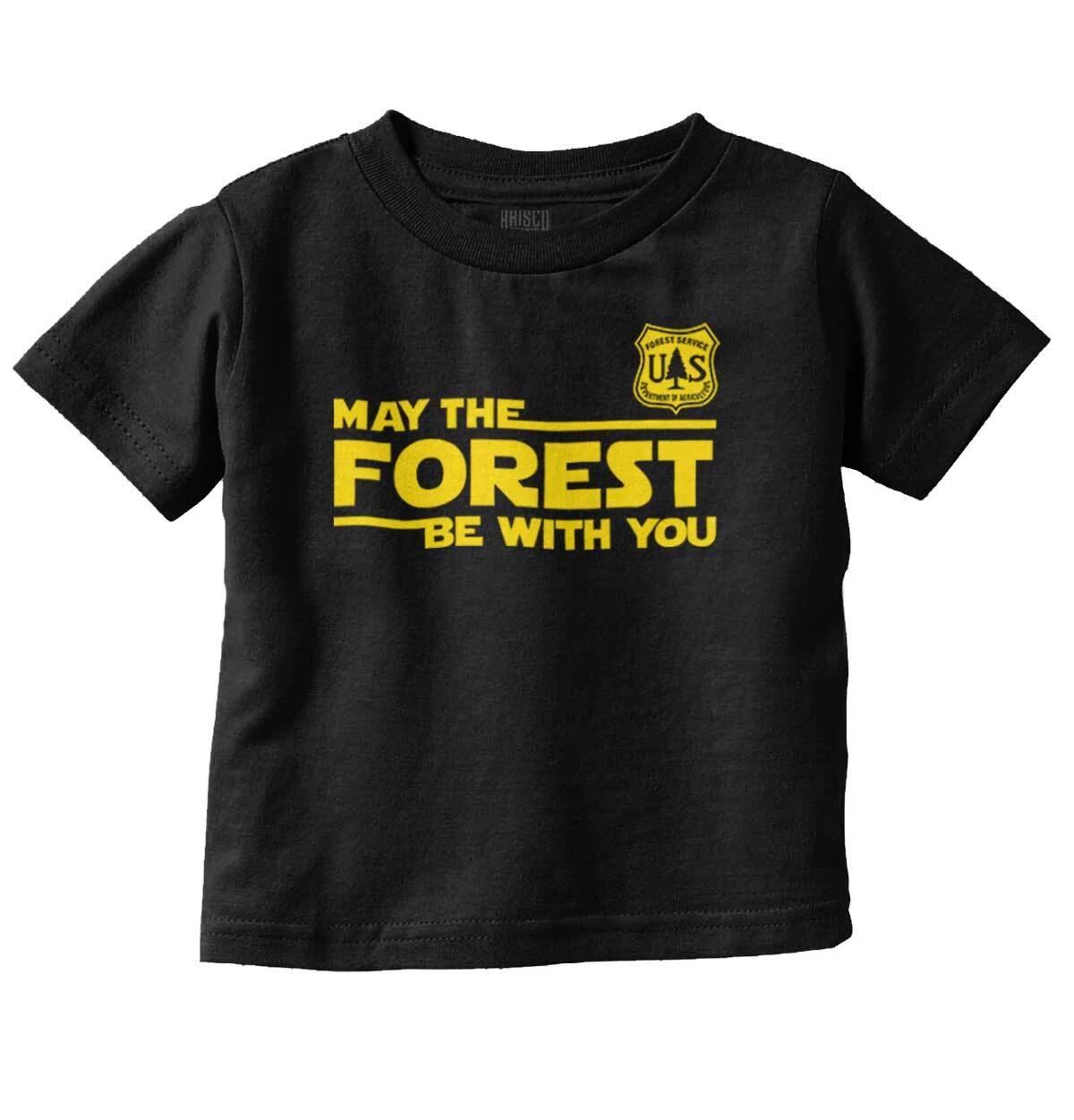 May The Forest Be With You US National Park Unisex Toddler Kids Youth T Shirt S