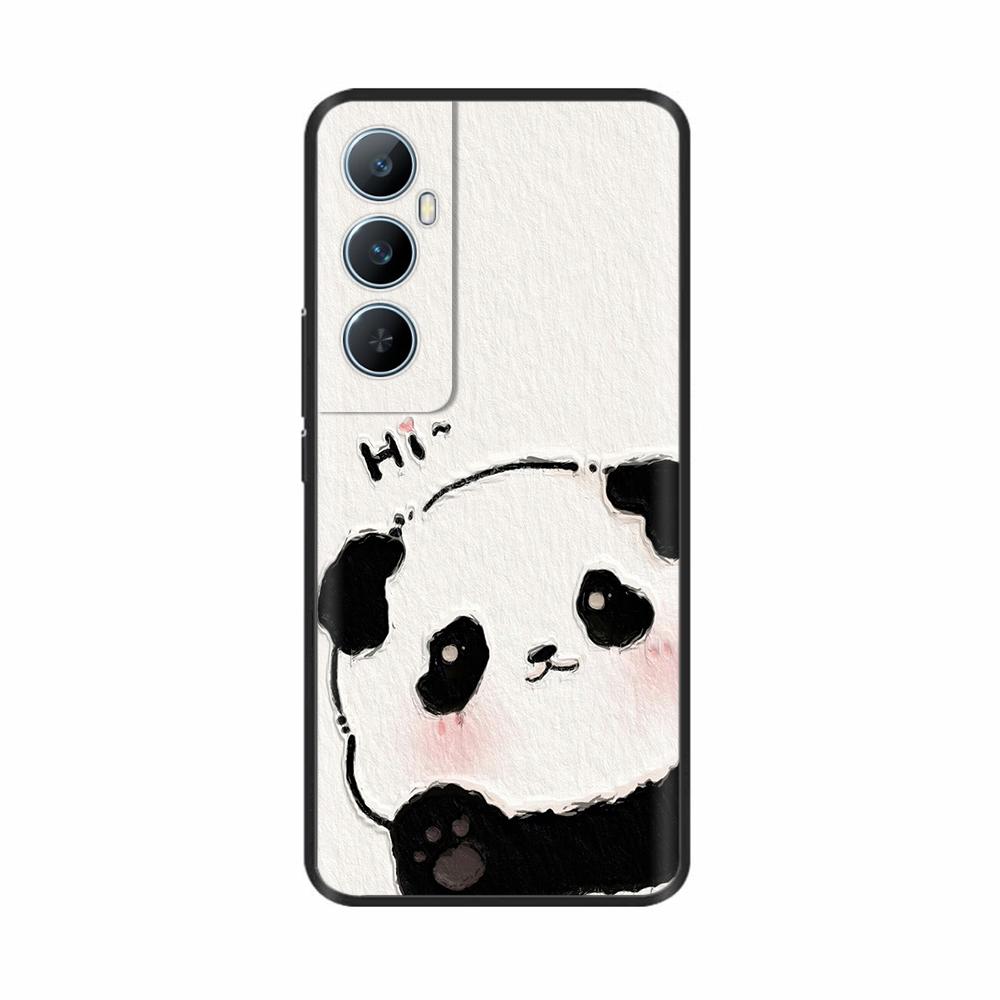For Realme C65 4G C 65 RealmeC65 6.67" 2024 Silicone Phone Cover Lovely Flower Lightweight Cover for Oppo Realme C65 Cases Shell