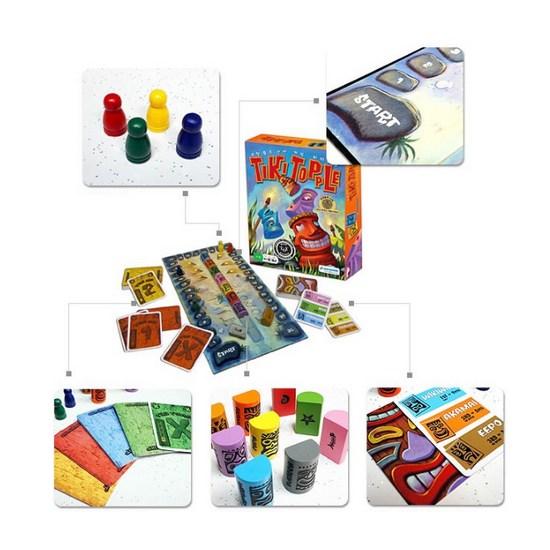 Educa Korea Tiki Tople board game, popular Korean game
