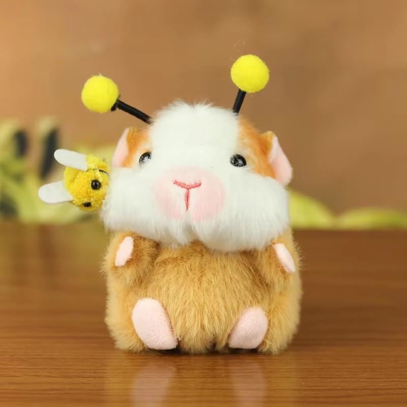 

Birthday Gift Plush Toys Cute Guinea Pig Pendant Plush Doll Stuffed Animals Cartoon Kapibala Keychain Children Christmas Gifts About 10CM