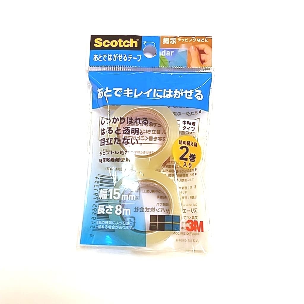 

3M Japan Scotch Съемная лента 15 мм Замена CA-15R2P