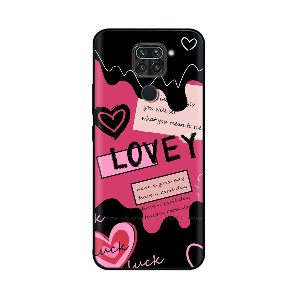 Cute Panda Back Cover For Redmi Note 9 Case For Xiaomi Redmi Note 9 Cases Note9 Soft Liquid Silicone Full Coverage Phone Case