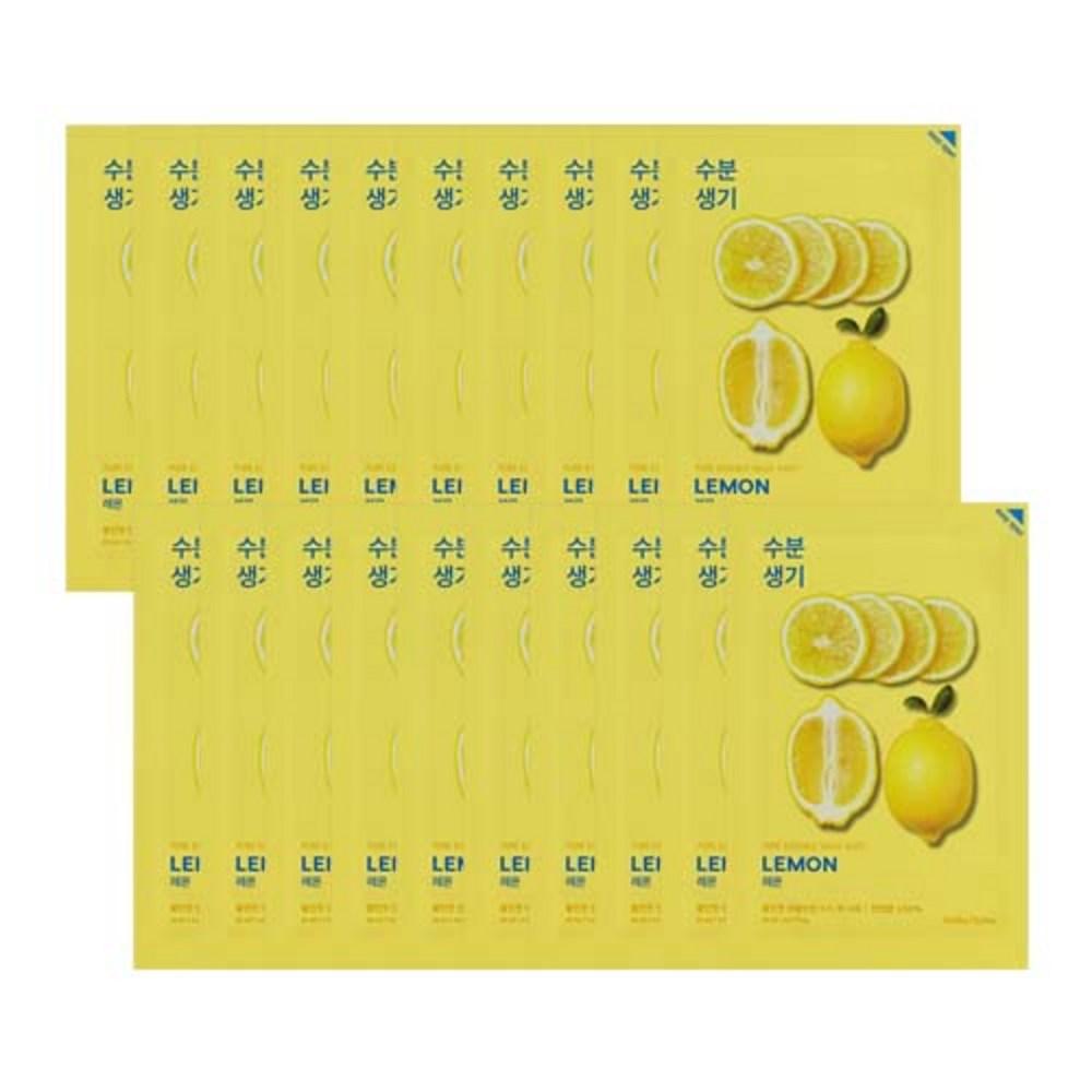 

Тканевая маска Holika Holika Pure Essence Mask Sheet Lemon 23 мл, 1 упаковка, 20 штук