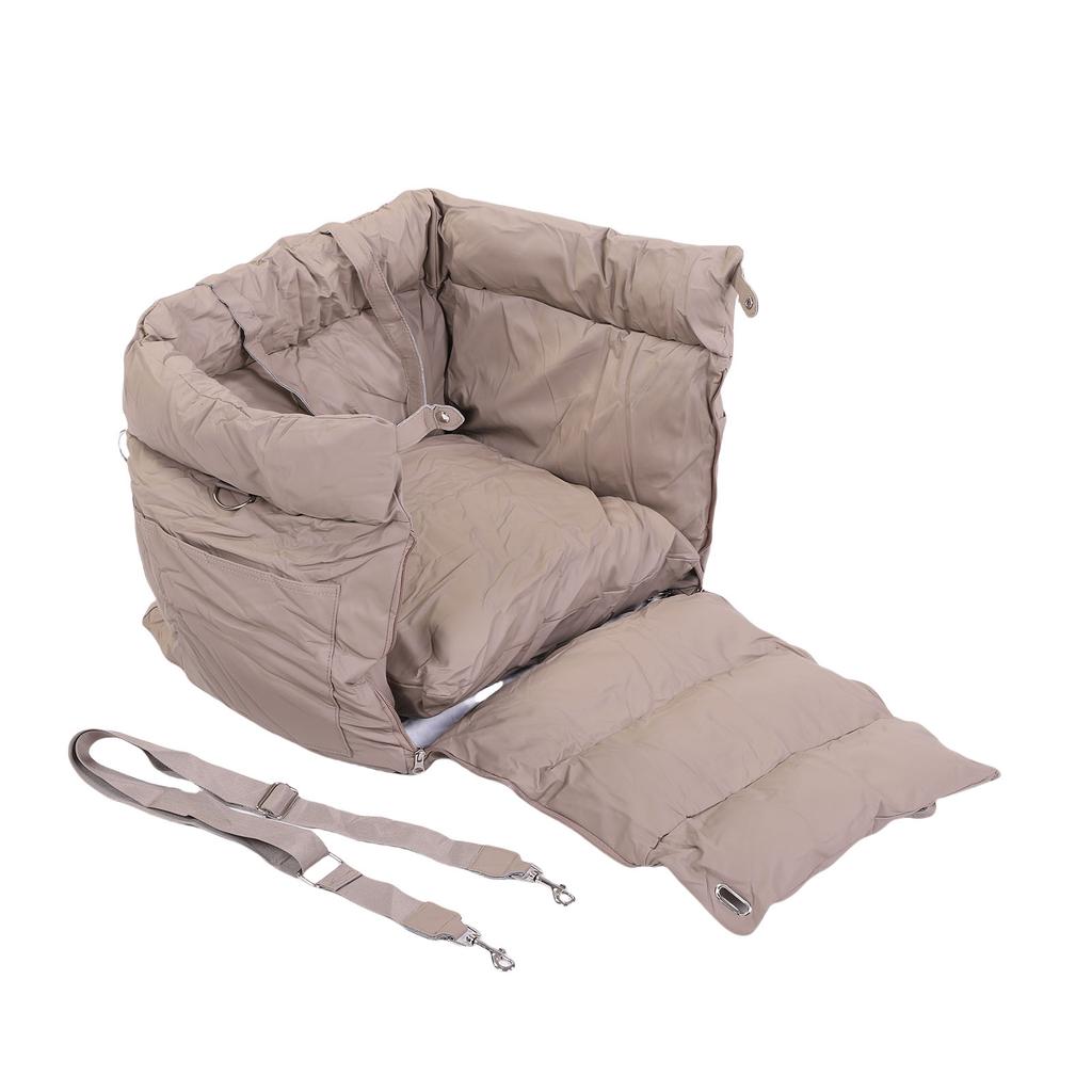 Dog Car Seat Detachable All Seasons Waterproofing Comfortable Puppy Car Carrier Bed for Travel