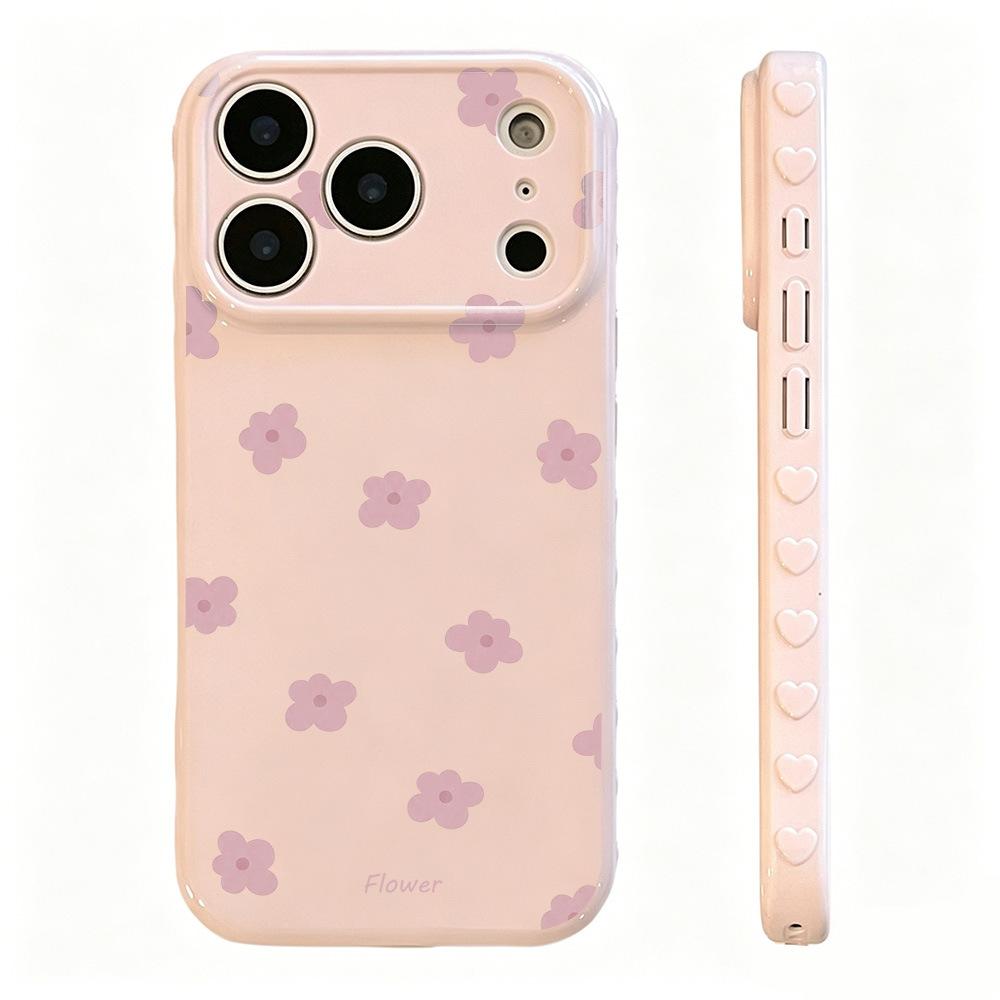Full screen small daisy is suitable for iPhone17 Apple 16promax mobile phone case 15 all-inclusive 14 new 13 generation 12