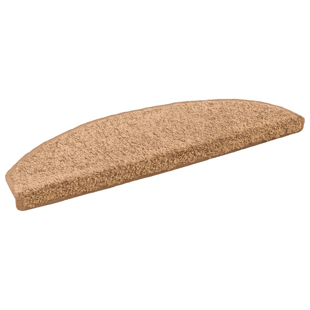 Self Adhesive Stair Protectors 15 pcs Beige 80 x 24.5 x 3.5 cm