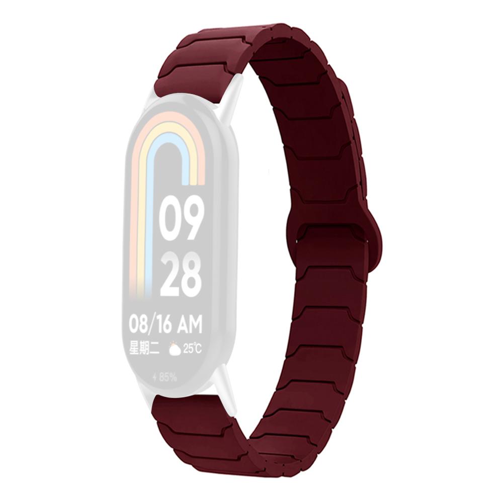 Watch Band for Xiaomi Smart Band 10/9/8 Silicone Magnetic Replacement Strap