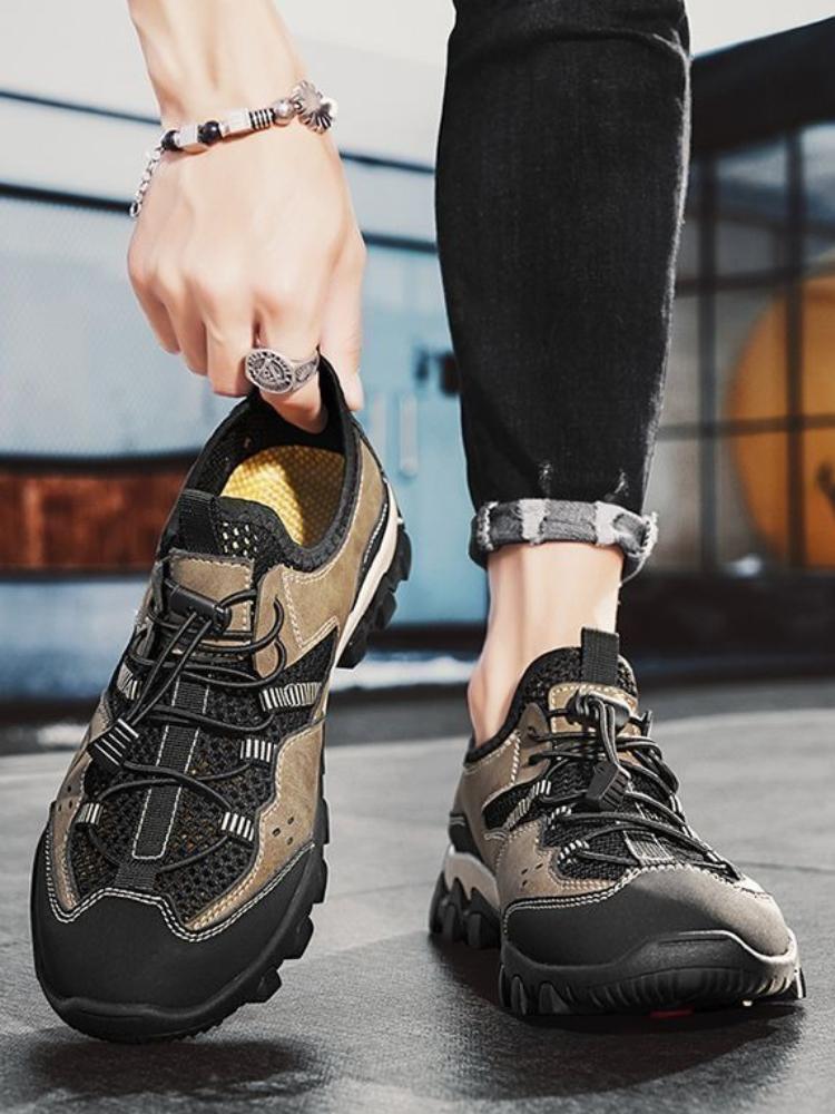 Fashion Outdoor Sports Shoes for Men Mesh Upper Jump Unisex Trend Running Comfortable Korean Man Casual Sneaker Lightweight Trends 2025