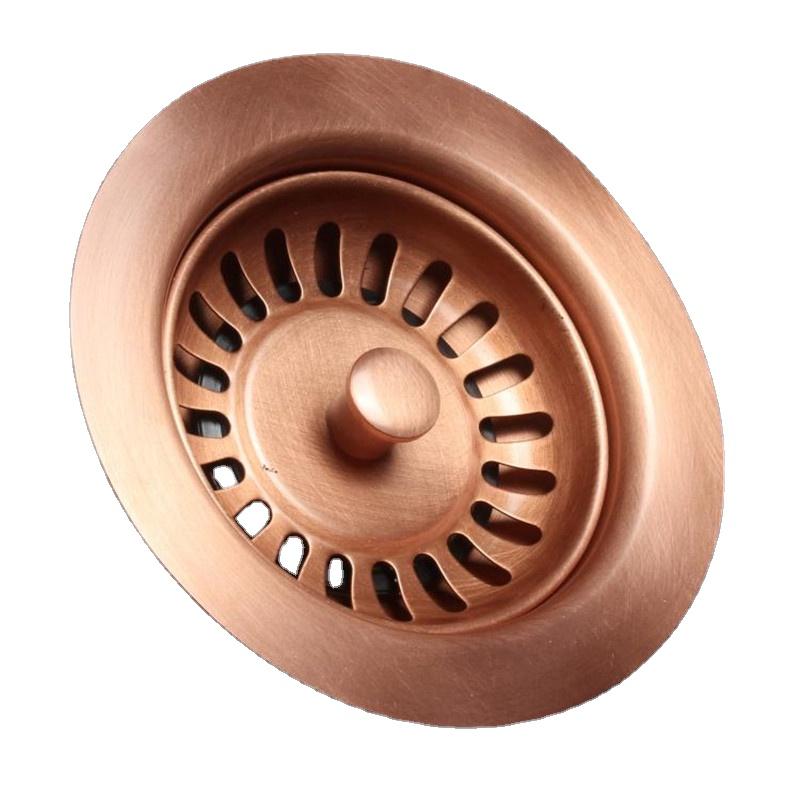 High Quality Copper Kitchen Sink Drainer Premium Kitchen Drains Copper серый