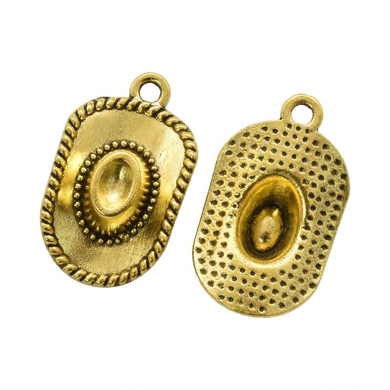 100g Western Cowboy Charm Set: Hat, Boots, Gun, Cactus & More DIY Alloy Jewelry Accessories