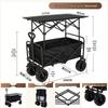 Qiuqiao German Foldable Camping Cart