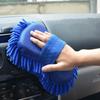 1pcs Car Wash Glove Microfiber Chenille Car Wash Sponge Care Washing Detailing Brush Pad Multifunction Cleaning Tool