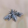 1pc Creative Cute Bee Brooch Fashion Crystal Insect Rhinestone Corsage Women Coat Suit Accessories Pin Vintage Enamel Animal Brooch
