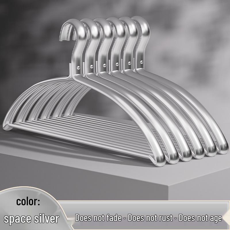 Luxury Gold No-Trace Aluminum Alloy and Stainless Steel Clothes Hanger 5 Pieces 1490₽