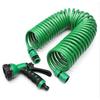 Garden Irrigation Water Gun Coil Garden Hose Spring Recoil Garden Water Hose for Pet Bathing Car Washing Watering