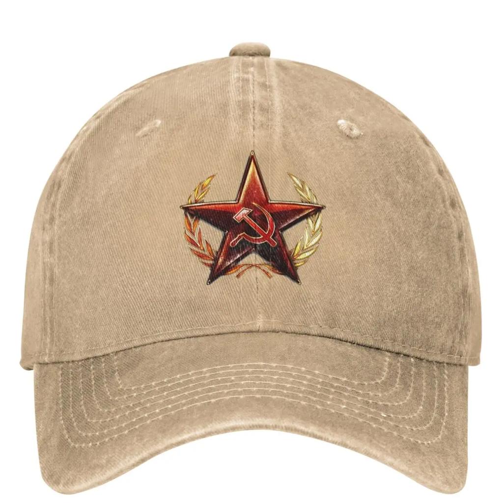 Russian Military Badge Casual Baseball Cap Spring Trucker Hat Sunscreen Outdoor Gym Hip Hop Hats Men Women Funny Baseball Caps