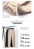 High-Waisted Woolen Carrot Pants for Women - Slimming, Loose-Fit, Casual Harem Style for Autumn and Winter
