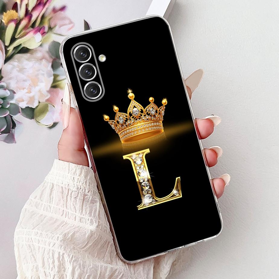 For Samsung Galaxy S24 FE Case S24 Plus New Crown Letters Cover Soft Slim Phone Case For Samsung S24 Ultra S 24 S24+ S24FE Shell