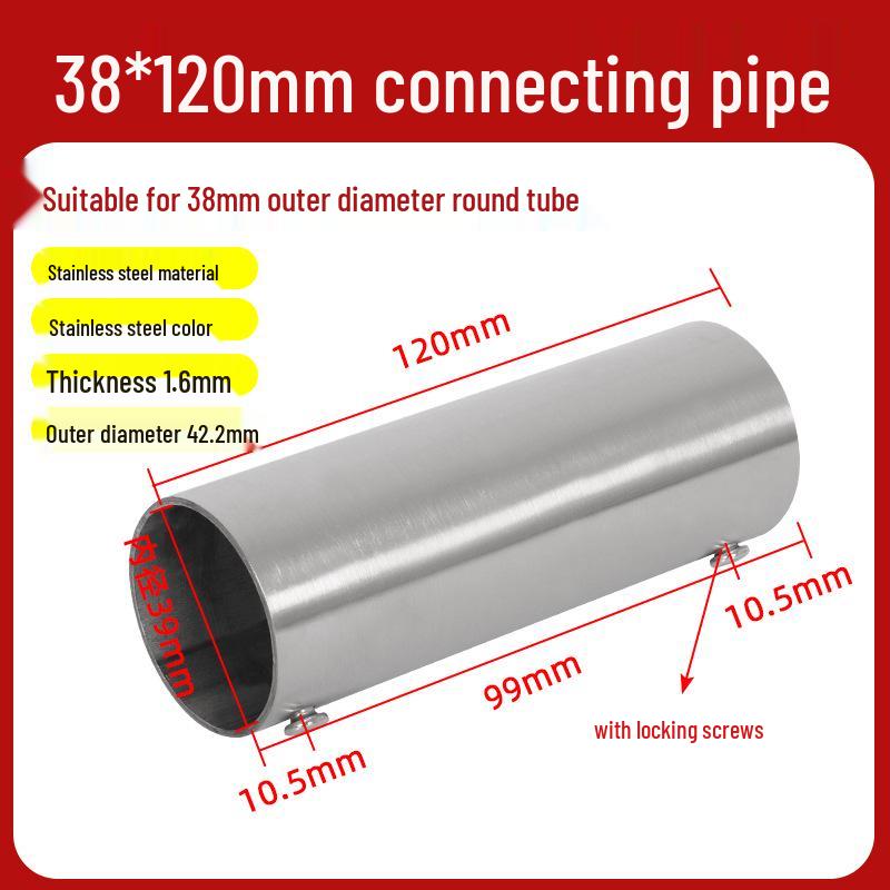 Nerezové konektory pro trubky o průměru 25-51 mm