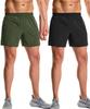 Teseulla [2er-Pack]*Funktionale, kühlende, leichte Trainingsshorts in Knielänge mit integrierter Innenhose