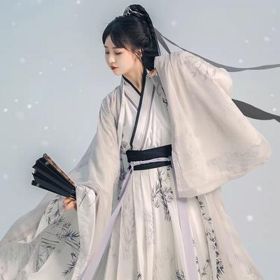 Chinês Wei e Jin Dinastias Estilo Hanfu Artes Marciais Ternos Diários Masculinos e Femininos
