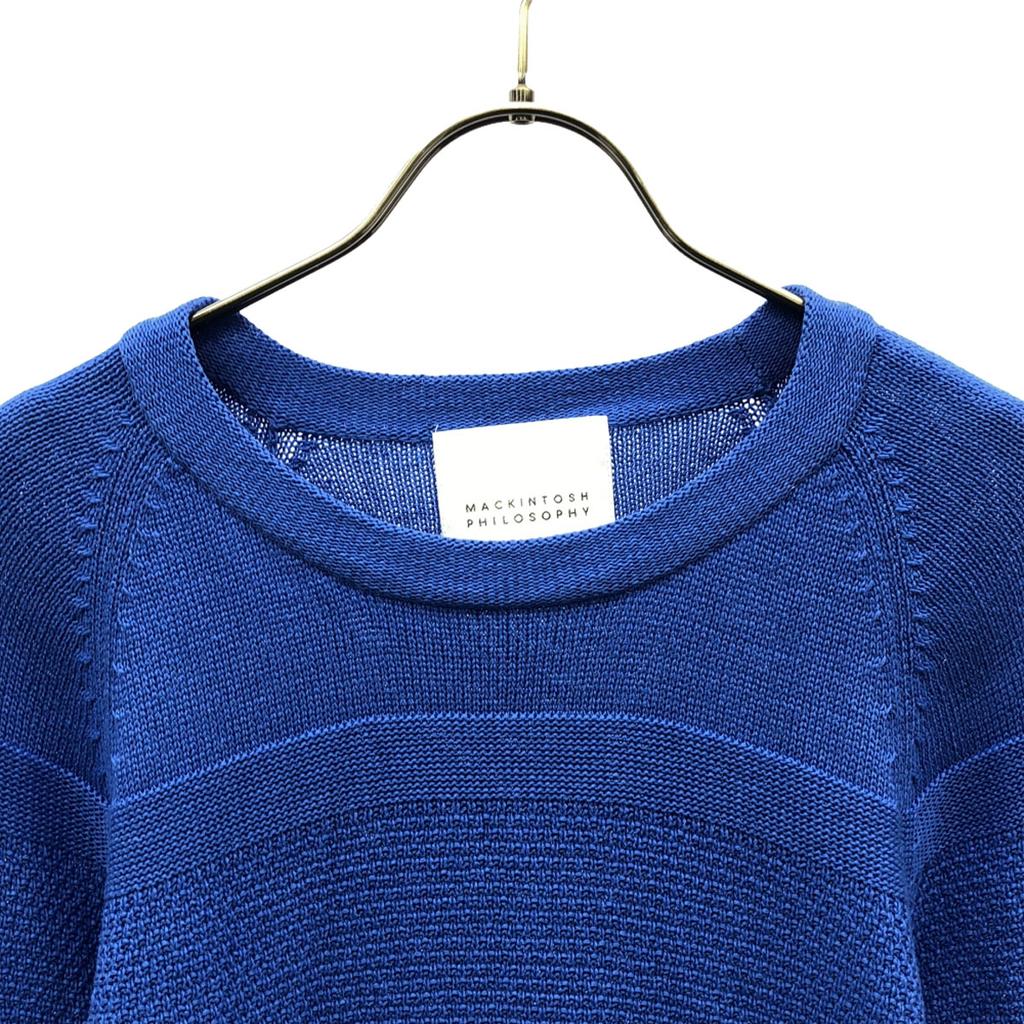 MACKINTOSH PHILOSOPHY Sanyo Shokai Long Sleeve Cotton Knit 40 Sweater Men's Used