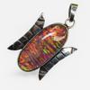 Natural Opal Pendant Flawless Oval 36 ct 925 Sterling Silver Gemstone October Birthday Birthstone