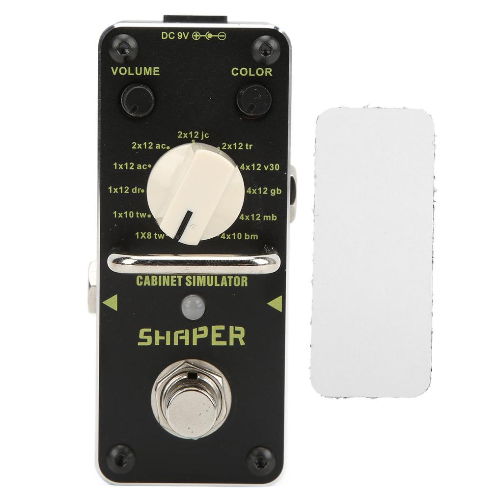 Guitar Effect Pedal Shaper Analog Cabinet Simulator Mini Single True Bypass Accessory
