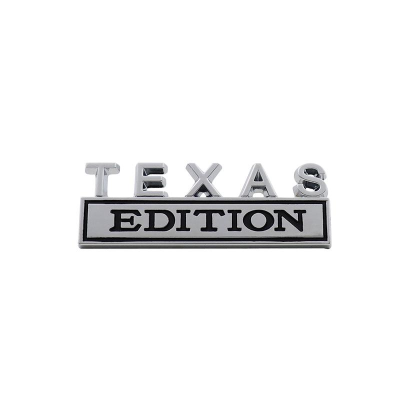 3D Car Styling TEXAS Edition Car Grille Fender Trunk Rear Bonnet Nameplate Decal Emblem Badge Sticker