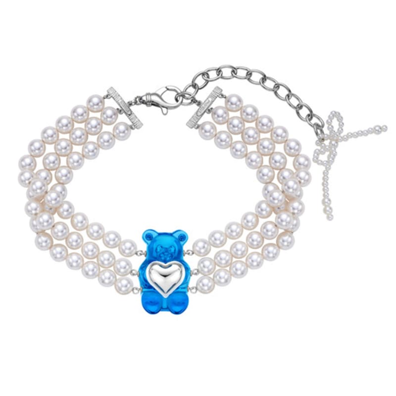 MIKSHIMAI ICONIC BEAR PEARL CHOKER