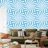 Hippie Azure Background Wallpaper for Living Room and Bedroom 50x1000