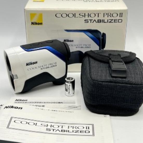 

ВЖИВАНИЙ Лазерний гольф-далекомір Nikon COOLSHOT PRO II STABILIZED Основний блок білий