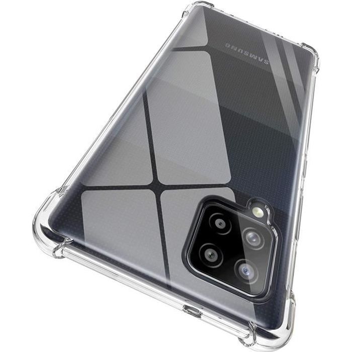 Coque Antichoc - Phonillico - Samsung A42 - Silicone Souple - Ultra Slim - Transparent