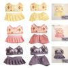 2Pcs Girl Doll Clothes Doll Clothing Detachable Gift Dress Up Photo Props DIY Doll Toy Doll Outifits Adorable for 6 Inch Doll