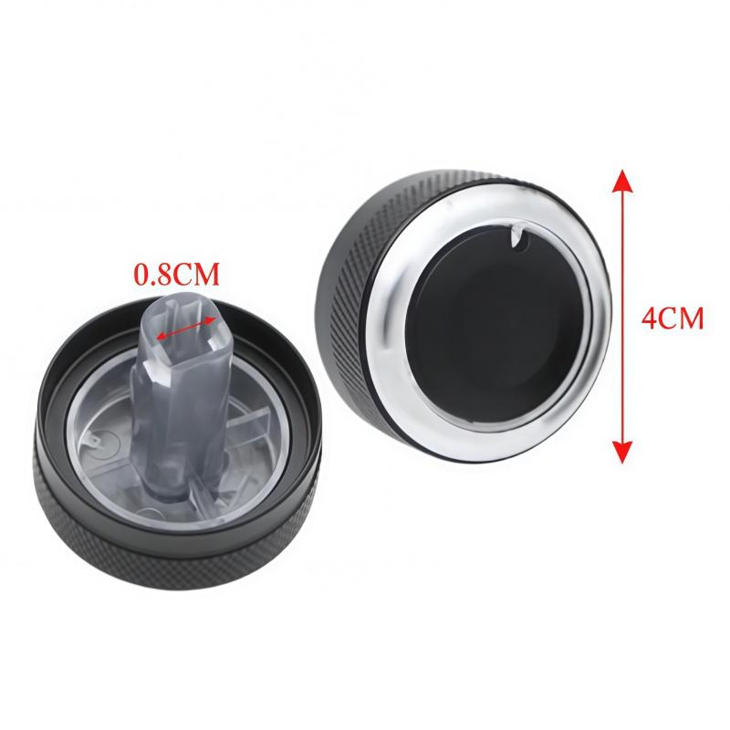 3pcs/set Air Conditioning Knob Aluminum Alloy AC Knob Heat Control Button For Geely Panda 2009-2017 Accessories