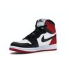 Air Jordan 1 Retro High Satin Black Toe Moteriški Sportbačiai Raudoni Balti-Varsity-Raudoni CD0461-016