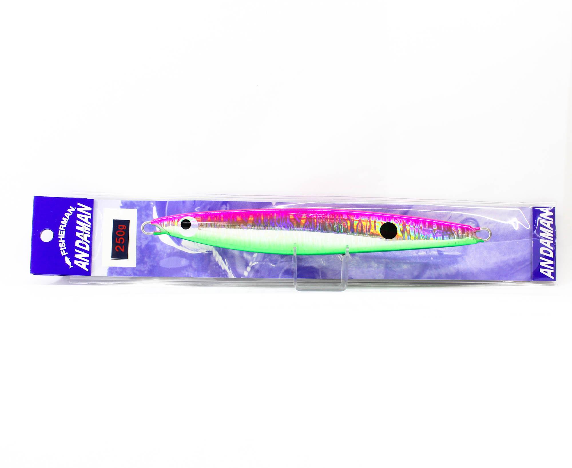 

Fisherman Metal Jig Andaman 250 грамм Wave Uroko Pink Green (0307)