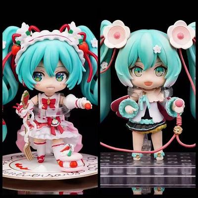 Hatsune Q Posket Magical Mirai Κινούμενη Αλλαγή Προσώπου Ζωγραφισμένη στο Χέρι Φιγούρα από Πηλό 1940# Διακοσμητικό σε Κουτί