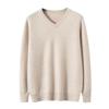 First-line Ready-to-wear Thickened V-neck Cashmere Sweater Loose Wool Knitting