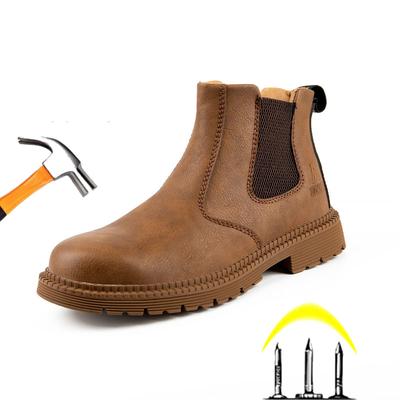 Stivali da Lavoro Indistruttibili da Uomo Stivali Militari da Esterno Anti-schiacciamento Anti-perforazione Scarpe Industriali Stivali da Uomo Stivali Desertici