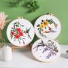 DIY Handmade Embroidery Kit: Hummingbird and Floral Design