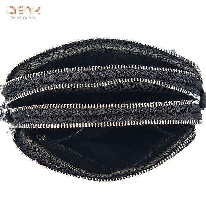 Leather women's bag new fashion casual first layer cowhide shoulder messenger bag