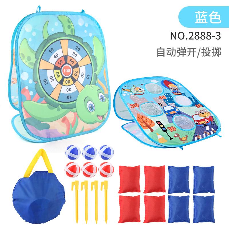 Children S Indoor And Outdoor Sports Toys, Sandbag Throwing Board Foldable Sandbag Throwing Sticky Target Two-In-One Parent-Child Game