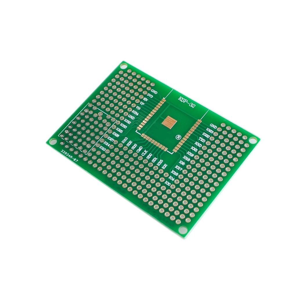 Wifi ESP8266/ Prototype PCB ESP12F12E/ESP32 Cavity Board/ 5X7 Double Side Tin Plated