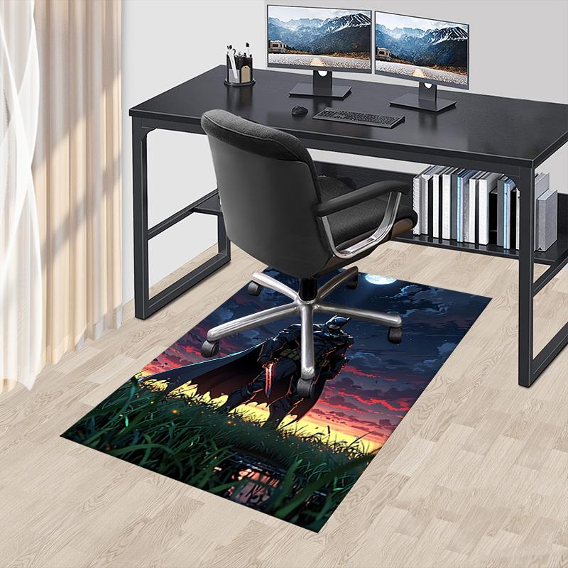 1pc Batman, Night Carpet, for Home & Office Decor, Desk Chair Carpet, Festive Gift,Conference Room CarpetL1160
