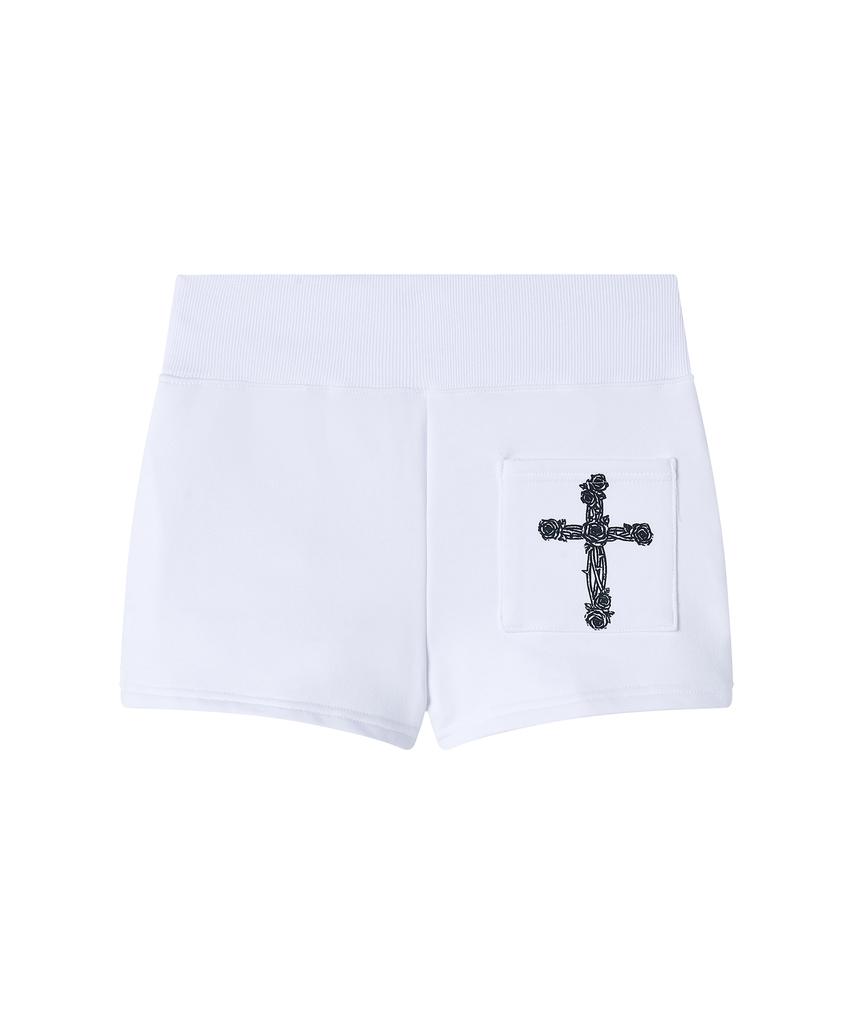 ILLIO White Angel Sweat Shorts